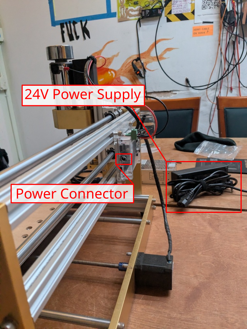 Showing Power Socket On Controller Annotated Showing Power Socket On Controller Annotated